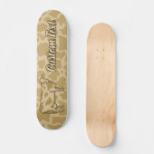 Planche de skateboard de profil de vache (Recto)