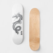 Planche de skateboard de tatouage Dragon (Recto)