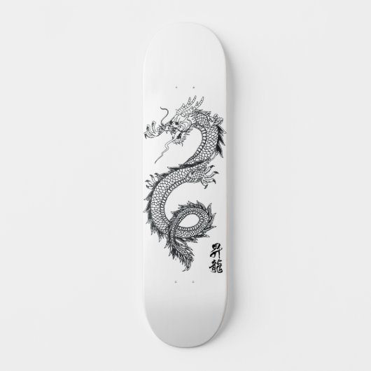 Planche de skateboard de tatouage Dragon (Recto)
