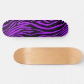 Planche de skateboard de Zebra violet (Horz)