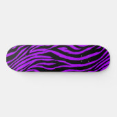 Planche de skateboard de Zebra violet (Horz)