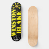 Planche de skateboard DJ ICON WINSTON BLAKE 8 1/4" (Recto)