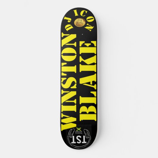 Planche de skateboard DJ ICON WINSTON BLAKE 8 1/4" (Recto)