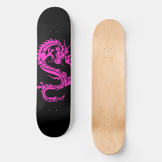 Planche de skateboard Dragon Rose (Recto)