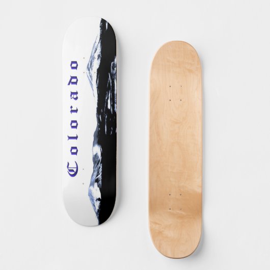 Planche de Skateboard du Colorado (Recto)