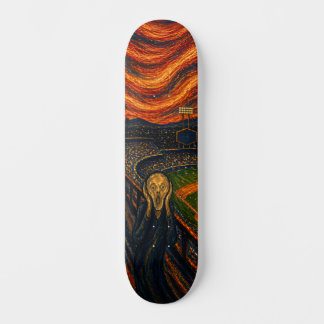 Planche de skateboard en forme de stade de basebal