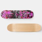 Planche de skateboard en graffiti rose (Horz)