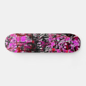 Planche de skateboard en graffiti rose (Horz)