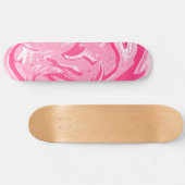 Planche de skateboard en marbre rose (Horz)