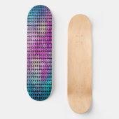 Planche de skateboard en mosaïque violette (Recto)