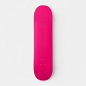 Planche de skateboard en rose et noir sur mesure (Devant)