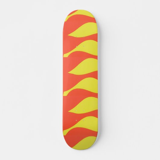 Planche de skateboard Feu Abstrait (Devant)