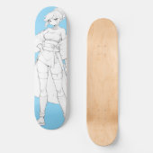 Planche de skateboard Fille Anime de Style de Comb (Recto)