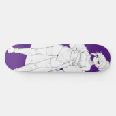 Planche de skateboard Fille Anime Style de Combat (Horz)