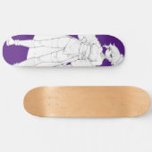 Planche de skateboard Fille Anime Style de Combat (Horz)