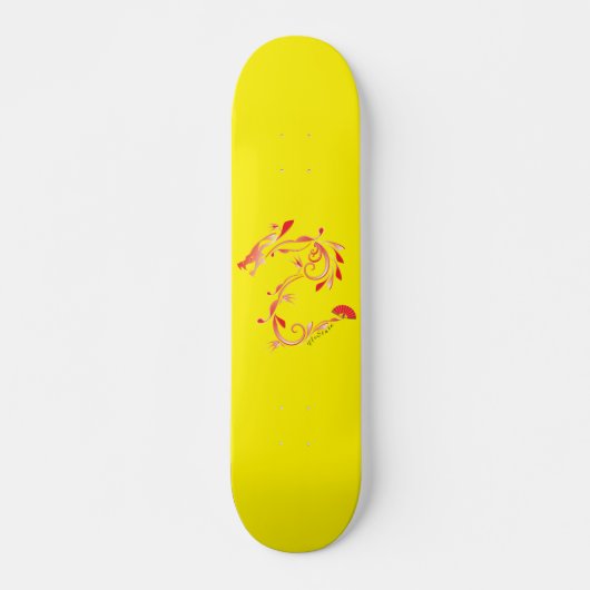 Planche de skateboard FloState Dragon (Devant)