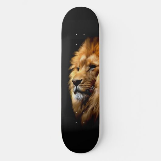 Planche de Skateboard "Golden Lion" (Recto)