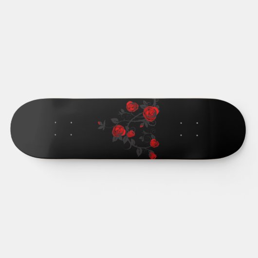 Planche de skateboard gothique Rose (Horz)