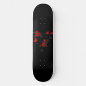 Planche de skateboard gothique Rose (Recto)