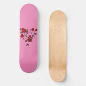 Planche de skateboard gothique Rose (Recto)
