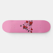 Planche de skateboard gothique Rose (Horz)