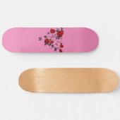 Planche de skateboard gothique Rose (Horz)