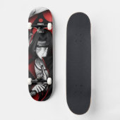 Planche de skateboard graphique de personnage ninj (Recto)