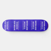 PLANCHE DE SKATEBOARD INTERLUDE MODELS 8 1/4" (Horz)