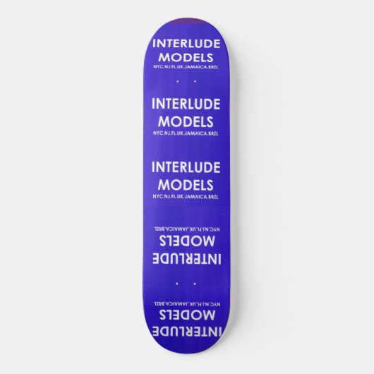 PLANCHE DE SKATEBOARD INTERLUDE MODELS 8 1/4" (Recto)