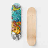 Planche de skateboard 'Koi' (Recto)