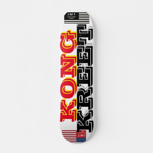 PLANCHE DE SKATEBOARD KONG KREET OFFICIELLE 7 3/4" (Devant)