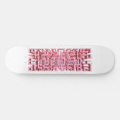 Planche de skateboard Maze Rose 3D Moderne (Horz)