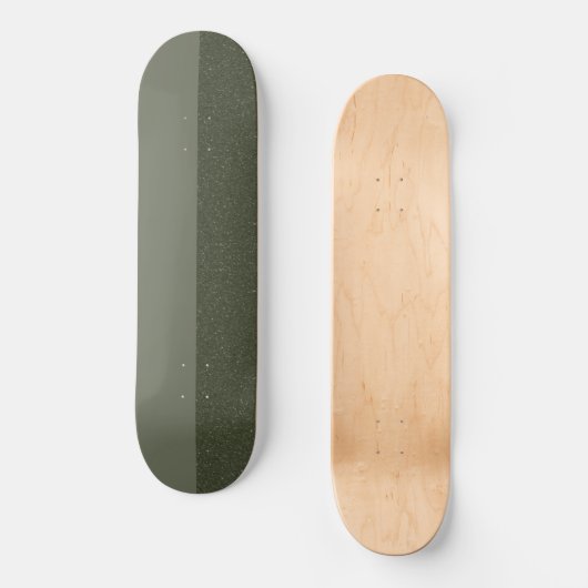Planche de skateboard Moss Green sur mesure (Recto)