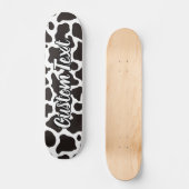 Planche de skateboard Motif de vache (Recto)
