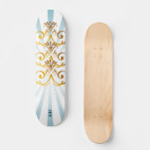 Planche de skateboard Motif Gold Baroque (Recto)