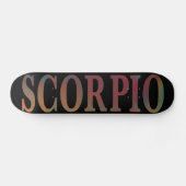 Planche de skateboard noir Scorpio (Horz)