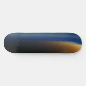 Planche de skateboard orange et bleu (Horz)