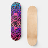 Planche de skateboard personnalisée Leopard (Recto)