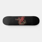 planche de skateboard pieuvre combattant un requin (Horz)