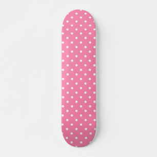 Planche de skateboard Pois rose