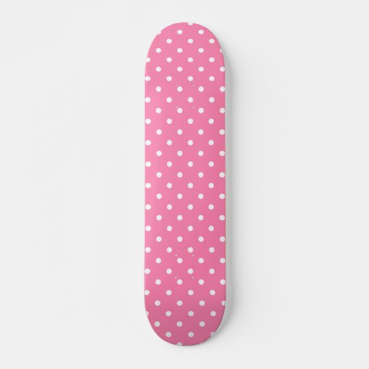 Planche de skateboard Pois rose (Devant)