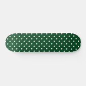 Planche de skateboard Pois verte (Horz)