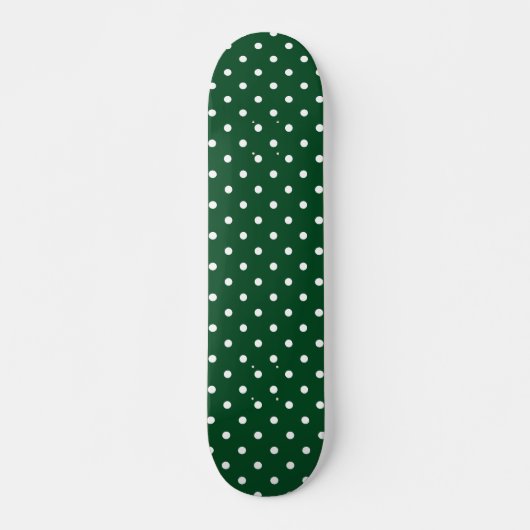 Planche de skateboard Pois verte (Devant)