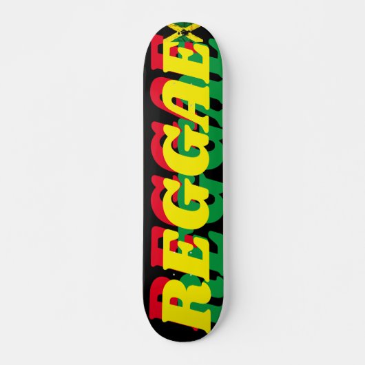 Planche de skateboard REGGAE OFFICIAL 7 3/4" (Devant)