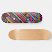 Planche de skateboard Rétro 80s & 90s – Couleurs V (Horz)