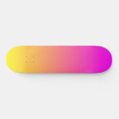 Planche de skateboard rose et jaune Sunset Overtur (Horz)