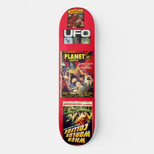 Planche de skateboard SCI FI UFO JMT8 1/4" (Recto)