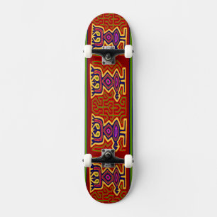 Planche de skateboard tribale de San Blas