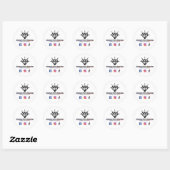 Planche de stickers autocollants Diamant Noir (Feuille)