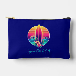Planche de surf du coucher de soleil Pochette zipp